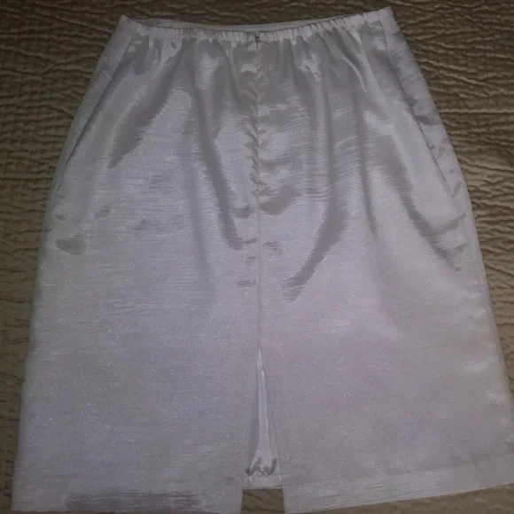 White Skirt with Accent Beading by Dress Barn - Picture 5 of 7